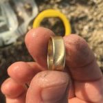 14k gold ring pulled