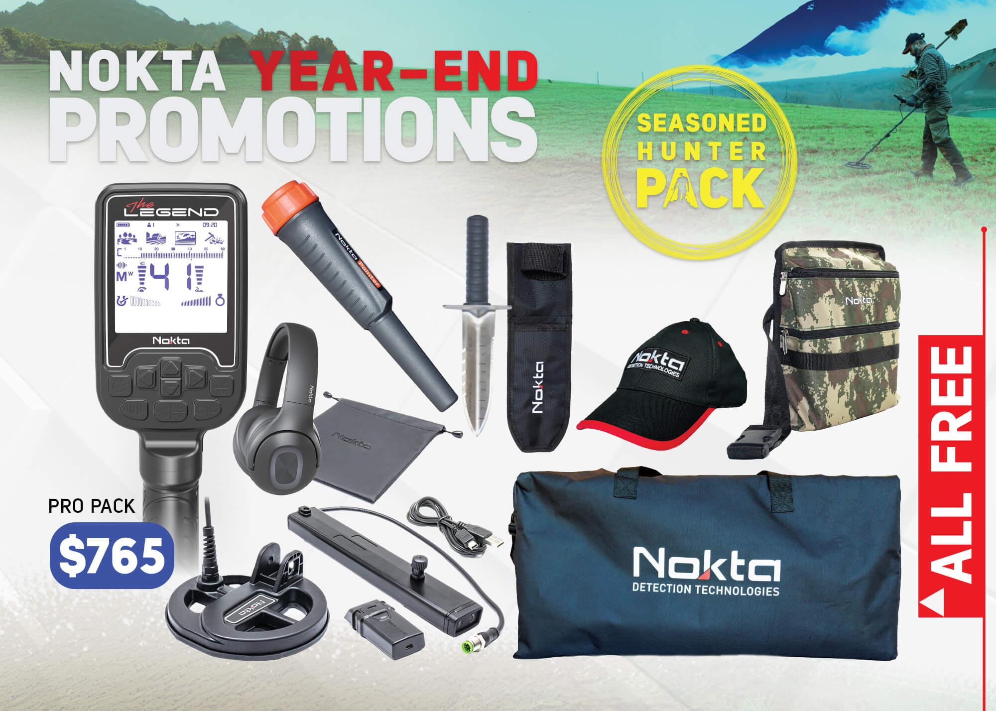 Nokta Year-End Promotions - The Legend WHP PRO PACK